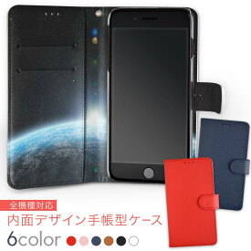 KYV37 Qua phone キュア フォン au エーユー 内面プリント 裏側 内側 内面 スマホ カバー レザー ケース 手帳タイプ フリップ ダイアリー 二つ折り 革 insidenb 003267 宇宙　地球　写真