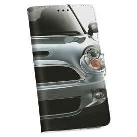 KYV37 Qua phone キュア フォン au エーユー 手帳型 スマホ カバー レザー ケース 手帳タイプ フリップ ダイアリー 二つ折り 革 ユニーク 車　写真 002893