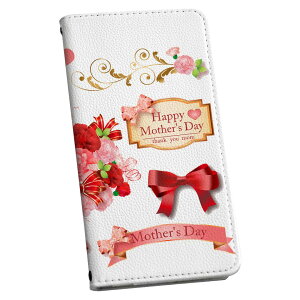 SCV41 Galaxy S10 ギャラクシー エステン au エーユー scv41 手帳型 スマホ カバー カバー レザー ケース 手帳タイプ フリップ ダイアリー 二つ折り 革 016210 母の日 カーネーション リボン