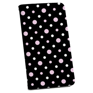 Galaxy S24 用 手帳型 ケース カバー SC-51E / SCG25 / SM-S921 共通対応 ケース カバー 手帳型 マグネット式 ピタッと閉まる レザーケース カード収納 ポケット 000013 斑点 ピンク 模様