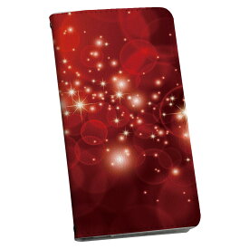 Galaxy A20 SC-02M ギャラクシー sc02m 専用 ケース カバー 手帳型 マグネット式 ピタッと閉まる レザーケース カード収納 ポケット igcase 000240 赤　キラキラ　水玉