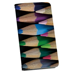 Galaxy A23 5G SC-56C SCG18 専用 ケース カバー 手帳型 マグネット式 ピタッと閉まる レザーケース sc56c カード収納 ポケット igcase 001080 色鉛筆 カラフル