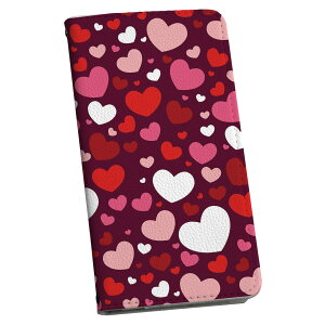 Galaxy A36 5G / A56 5G �p �X�}�z�J�o�[ SC-54F / SCG34 ���ʑΉ� �P�[�X �J�o�[ �蒠�^ �}�O�l�b�g�� �s�^�b�ƕ܂� ���U�[�P�[�X �J�[�h���[ �|�P�b�g 003416 �n�[�g�@�͗l�@�s���N