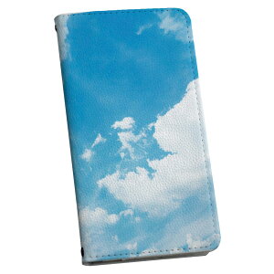 AQUOS wish5 用 スマホカバー SH-52F / SH-M32 共通対応 エクスペリア 手帳型 マグネット式 ピタッと閉まる レザーケース カード収納 ポケット igcase 003474 空 写真 景色