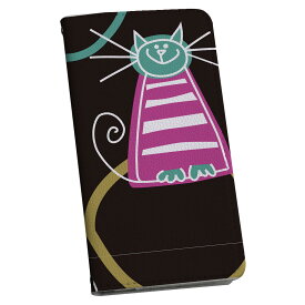 Galaxy A53 5G SC-53C / SCG15 共通対応 専用 ケース カバー 手帳型 マグネット式 ピタッと閉まる レザーケース sc53c カード収納 ポケット igcase 003741 猫　動物　キャラクター