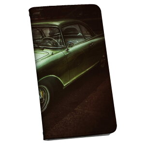 AQUOS sense7 SH-53C SHG10 専用 ケース カバー 手帳型 マグネット式 ピタッと閉まる レザーケース sh53c カード収納 ポケット igcase 023073 車 クラシックカー