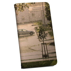 Google Pixel 9 Pro XL 専用 ケース カバー 手帳型 マグネット式 ピタッと閉まる レザーケース pixel9proxl カード収納 ポケット igcase 023545 雨 風景 傘