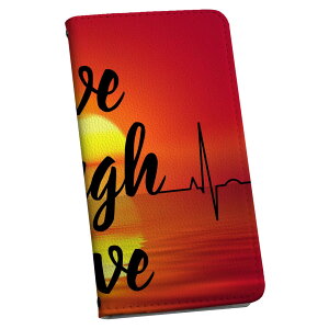 Google Pixel 9 Pro XL 専用 ケース カバー 手帳型 マグネット式 ピタッと閉まる レザーケース pixel9proxl カード収納 ポケット igcase 023704 英字 文字 夕焼け