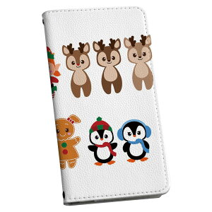 Xperia 10 II �p �X�}�z�J�o�[ SO-41A / SOV43 ���ʑΉ� �P�[�X �J�o�[ �蒠�^ �}�O�l�b�g�� �s�^�b�ƕ܂� ���U�[�P�[�X �J�[�h���[ �|�P�b�g 030585 �N���X�}�X �L�����N�^�[ ���킢��