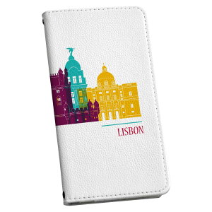 Xperia 1 VI 用 ケース カバー 手帳型 SO-51E / SOG13 / A401SO 共通対応 マグネット式 so51e ピタッと閉まる レザーケース カード収納 ポケット igcase 031735 リスボン おしゃれ ビル