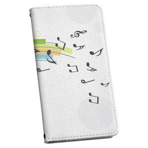 Galaxy S25 用 SC-51F / SCG31 (SM-S931) 共通対応 手帳型ケース カバーsx51f 手帳型 マグネット式 ピタッと閉まる レザーケース カード収納 ポケット igcase 005088 音符 音楽 イラスト
