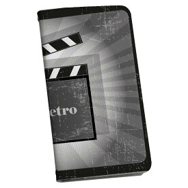 Xperia XZ2 Premium SO-04K 専用 ケース カバー 手帳型 マグネット式 ピタッと閉まる レザーケース so04k カード収納 ポケット igcase 006968 映画　フィルム
