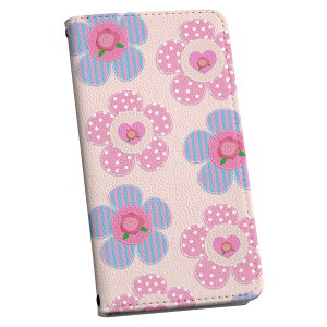 Xperia 1 VII SO-51F 用 エクスペリア SO-51F / SOG15 / QX-FS44 / 共通対応カバー 手帳型 マグネット式 ピタッと閉まる レザーケース カード収納 ポケット igcase 006989 花  模様