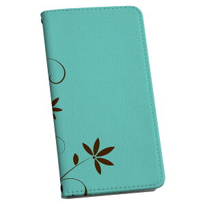 iPhone15plus 6.7 インチ 専用 各キャリア iPhone 15 plus 共通対応 ケース カバー 手帳型 マグネット式 ピタッと閉まる レザーケース カード収納 ポケット igcase 007736 花  水色 ブラウン