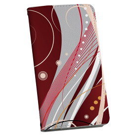 iPhone8 iphone 6/7/8 共通対応 アイフォーン 専用 ケース カバー 手帳型 マグネット式 ピタッと閉まる レザーケース sc02k カード収納 ポケット igcase 007833 赤　レッド　植物　模様