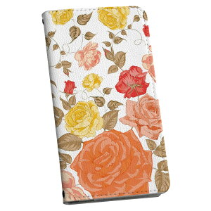 AQUOS sense3 �p �X�}�z�J�o�[ SH-02M / SHV45 / SH-M12 ���ʑΉ� �P�[�X �J�o�[ �蒠�^ �}�O�l�b�g�� �s�^�b�ƕ܂� ���U�[�P�[�X �J�[�h���[ �|�P�b�g 008176 �ԁ@�@�I�����W�@�͗l