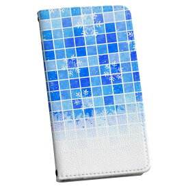 Xperia XZ SO-01J エクスペリア XZ so01j 専用 ケース カバー 手帳型 マグネット式 ピタッと閉まる レザーケース カード収納 ポケット igcase 008594 雪　結晶　青　ブルー　水色　模様