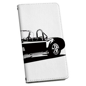 Galaxy Note8 SC-01K ギャラクシー ノートエイト sc01k 専用 ケース カバー 手帳型 マグネット式 ピタッと閉まる レザーケース カード収納 ポケット igcase 010033 乗り物 車 モノクロ