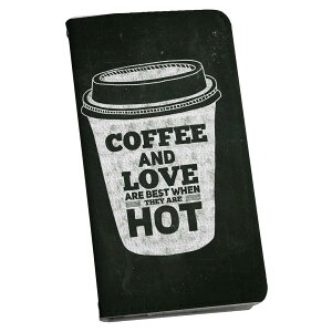 らくらくスマートフォン a A401FC 用 ケース カバー 手帳型 マグネット式 ピタッと閉まる レザーケース a401fc カード収納 ポケット igcase 010397 カフェ おしゃれ 英語