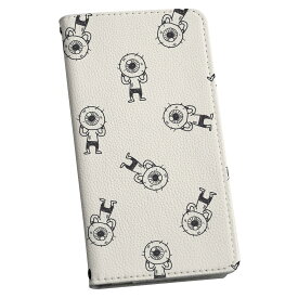 Rakuten BIG s 楽天モバイル 専用 ケース カバー 手帳型 マグネット式 ピタッと閉まる レザーケース カード収納 ポケット igcase 010701 目玉おやじ　キャラクター