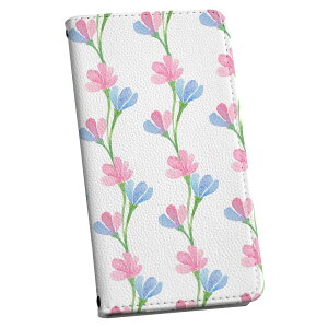 Galaxy S20 Plus 5G 専用 ケース SC-52A マグネット式 ピタッと閉まる sc52a カバー レザーケース カード収納 ポケット igcase 012733 花 花柄 パステル