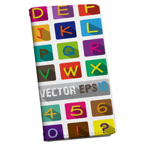 Xperia 10 II SOV43 エクスペリア テン マークツー Xperia10 専用 ケース カバー 手帳型 マグネット式 ピタッと閉まる レザーケース カード収納 ポケット igcase 013199 アルファベット 数字 記号