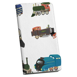 AQUOS sense SH-01K アクオスセンス 専用 ケース カバー 手帳型 マグネット式 ピタッと閉まる レザーケース sh01k カード収納 ポケット igcase 013217 乗り物 汽車 列車