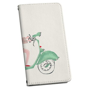 SH-01L AQUOS sense2 アクオス センスツー 専用 ケース カバー 手帳型 マグネット式 ピタッと閉まる レザーケース docomo ドコモ sh01l カード収納 ポケット igcase 014434 バイク 乗り物 人物