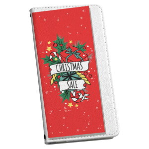 Galaxy A54 5G ギャラクシー SC-53D SCG21 専用 ケース 共通対応 カバー 手帳型 マグネット式 ピタッと閉まる レザーケース sc53d カード収納 ポケット igcase 015710 クリスマス クリスマスツリー