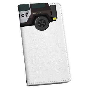 SH-04L AQUOS R3 アクオス r3 sh04l 専用 ケース カバー 手帳型 マグネット式 ピタッと閉まる レザーケース カード収納 ポケット igcase 017511 乗り物 アメリカ police 車