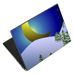 ノートパソコン スキンシール 17インチまで対応 汎用ステッカー 2枚セット LAVIE用 FMV用 LIFEBOOK用 Dynabook用 Lenovo用 Thinkbook用 IdeaPad用 HP用 Pavillon用 ENVY用 Elite用 Dell用 Vostro用 Inspiron用 VAIO用 001501