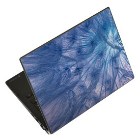 ノートパソコン スキンシール 17インチまで対応 汎用ステッカー 2枚セット LAVIE用 FMV用 LIFEBOOK用 Dynabook用 Lenovo用 Thinkbook用 IdeaPad用 HP用 Pavillon用 ENVY用 Elite用 Dell用 Vostro用 Inspiron用 VAIO用 025955 たんぽぽ　花　自然　綿