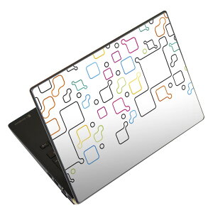 ノートパソコン スキンシール 17インチまで対応 汎用ステッカー 2枚セット LAVIE用 FMV用 LIFEBOOK用 Dynabook用 Lenovo用 Thinkbook用 IdeaPad用 HP用 Pavillon用 ENVY用 Elite用 Dell用 Vostro用 Inspiron用 VAIO用 006814