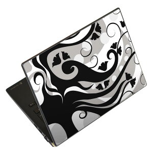 ノートパソコン スキンシール 17インチまで対応 汎用ステッカー 2枚セット LAVIE用 FMV用 LIFEBOOK用 Dynabook用 Lenovo用 Thinkbook用 IdeaPad用 HP用 Pavillon用 ENVY用 Elite用 Dell用 Vostro用 Inspiron用 VAIO用 007466