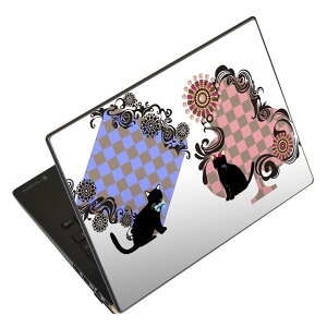 ノートパソコン スキンシール 13.3インチまで対応 汎用ステッカー 2枚セット LAVIE用 FMV用 LIFEBOOK用 Dynabook用 Lenovo用 Thinkbook用 IdeaPad用 HP用 Pavillon用 ENVY用 Elite用 Dell用 Vostro用 Inspiron用 VAIO用 007517