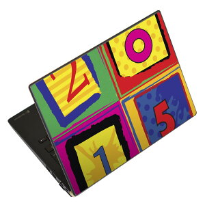 ノートパソコン スキンシール 17インチまで対応 汎用ステッカー 2枚セット LAVIE用 FMV用 LIFEBOOK用 Dynabook用 Lenovo用 Thinkbook用 IdeaPad用 HP用 Pavillon用 ENVY用 Elite用 Dell用 Vostro用 Inspiron用 VAIO用 008774