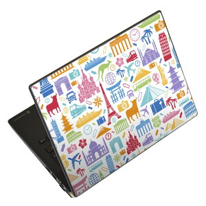 ノートパソコン スキンシール 17インチまで対応 汎用ステッカー 2枚セット LAVIE用 FMV用 LIFEBOOK用 Dynabook用 Lenovo用 Thinkbook用 IdeaPad用 HP用 Pavillon用 ENVY用 Elite用 Dell用 Vostro用 Inspiron用 VAIO用 009685