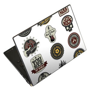 ノートパソコン スキンシール 17インチまで対応 汎用ステッカー 2枚セット LAVIE用 FMV用 LIFEBOOK用 Dynabook用 Lenovo用 Thinkbook用 IdeaPad用 HP用 Pavillon用 ENVY用 Elite用 Dell用 Vostro用 Inspiron用 VAIO用 010166