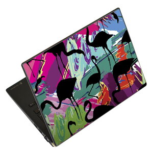 ノートパソコン スキンシール 17インチまで対応 汎用ステッカー 2枚セット LAVIE用 FMV用 LIFEBOOK用 Dynabook用 Lenovo用 Thinkbook用 IdeaPad用 HP用 Pavillon用 ENVY用 Elite用 Dell用 Vostro用 Inspiron用 VAIO用 011161