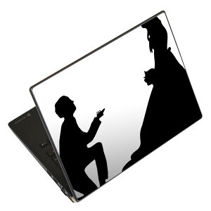 ノートパソコン スキンシール 17インチまで対応 汎用ステッカー 2枚セット LAVIE用 FMV用 LIFEBOOK用 Dynabook用 Lenovo用 Thinkbook用 IdeaPad用 HP用 Pavillon用 ENVY用 Elite用 Dell用 Vostro用 Inspiron用 VAIO用 011438