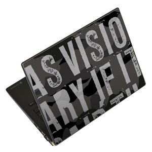 ノートパソコン スキンシール 17インチまで対応 汎用ステッカー 2枚セット LAVIE用 FMV用 LIFEBOOK用 Dynabook用 Lenovo用 Thinkbook用 IdeaPad用 HP用 Pavillon用 ENVY用 Elite用 Dell用 Vostro用 Inspiron用 VAIO用 011604