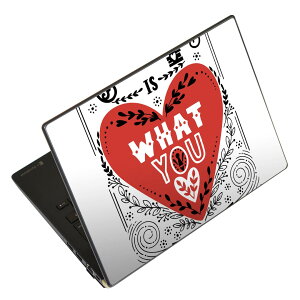 ノートパソコン スキンシール 17インチまで対応 汎用ステッカー 2枚セット LAVIE用 FMV用 LIFEBOOK用 Dynabook用 Lenovo用 Thinkbook用 IdeaPad用 HP用 Pavillon用 ENVY用 Elite用 Dell用 Vostro用 Inspiron用 VAIO用 014224