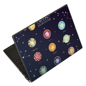 ノートパソコン スキンシール 13.3インチまで対応 汎用ステッカー 2枚セット LAVIE用 FMV用 LIFEBOOK用 Dynabook用 Lenovo用 Thinkbook用 IdeaPad用 HP用 Pavillon用 ENVY用 Elite用 Dell用 Vostro用 Inspiron用 VAIO用 015985