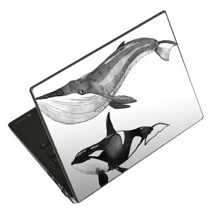 ノートパソコン スキンシール 17インチまで対応 汎用ステッカー 2枚セット LAVIE用 FMV用 LIFEBOOK用 Dynabook用 Lenovo用 Thinkbook用 IdeaPad用 HP用 Pavillon用 ENVY用 Elite用 Dell用 Vostro用 Inspiron用 VAIO用 016066