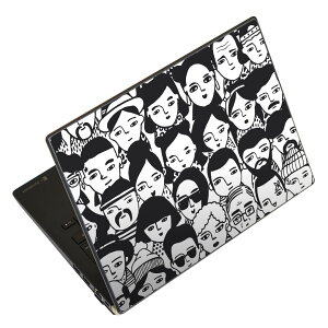 ノートパソコン スキンシール 17インチまで対応 汎用ステッカー 2枚セット LAVIE用 FMV用 LIFEBOOK用 Dynabook用 Lenovo用 Thinkbook用 IdeaPad用 HP用 Pavillon用 ENVY用 Elite用 Dell用 Vostro用 Inspiron用 VAIO用 016135