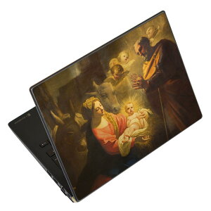 ノートパソコン スキンシール 17インチまで対応 汎用ステッカー 2枚セット LAVIE用 FMV用 LIFEBOOK用 Dynabook用 Lenovo用 Thinkbook用 IdeaPad用 HP用 Pavillon用 ENVY用 Elite用 Dell用 Vostro用 Inspiron用 VAIO用 016391