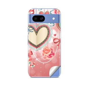 Google Pixel 8/8a/8 Pro �Ή� �X�L���V�[�� �������� �w�� �ی� �J�o�[ �X�e�b�J�[ �X�}�z ������� �\�邾�� ����2������ igsticker �n�[�g�@���{���@�s���N 005647