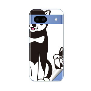 Google Pixel 8/8a/8 Pro �Ή� �X�L���V�[�� �������� �w�� �ی� �J�o�[ �X�e�b�J�[ �X�}�z ������� �\�邾�� ����2������ igsticker ���@dog�@���킢�� 016087