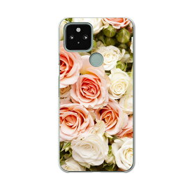 Google Pixel 5 専用ケース ハードケース softbank ソフトバンク igcase スマホカバー カバー ケース 004742 写真・風景 フラワー 花　ピンク　白　写真