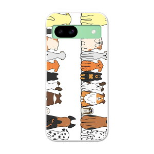 Pixel 8a 用ハード ケース ピクセル8a pixel8a 対応 ケース カバー ハードケース 009614 犬 動物 キャラクター
